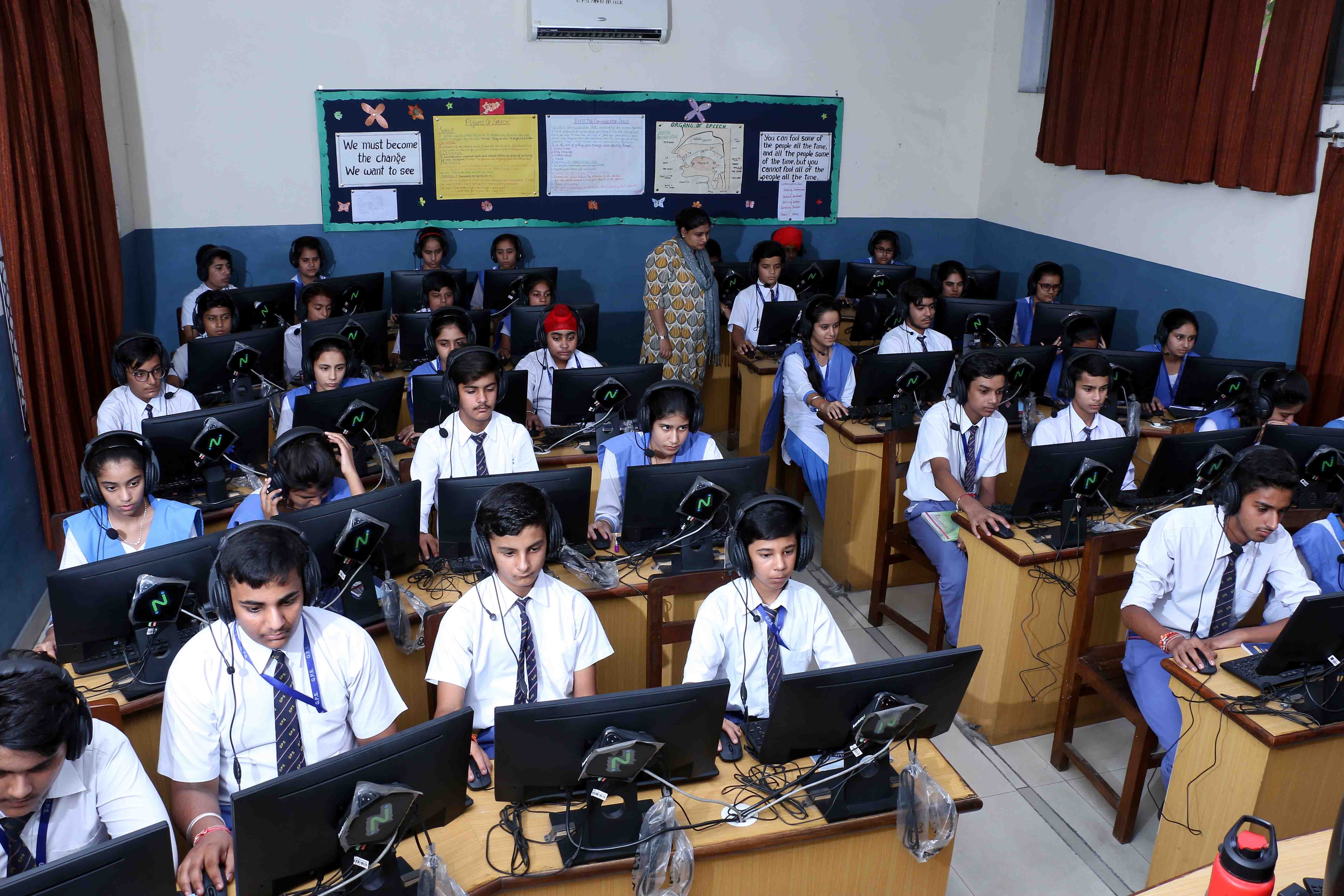 English Language Lab Gobindgarh Public School